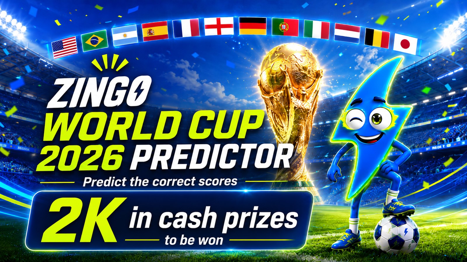 ZINGO World Cup Predictor — Predict every match