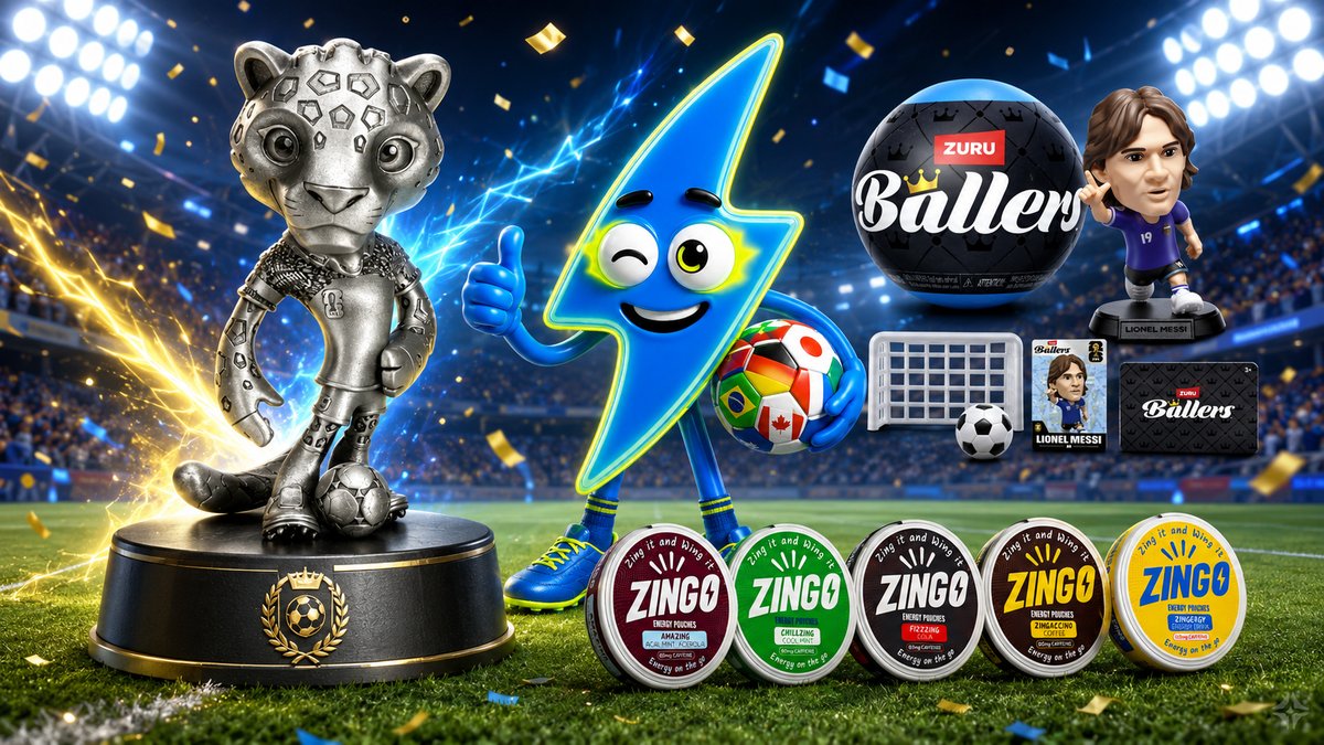 Overall Winner prize bundle: €1,000 cash, Zayu™ trophy, Ballers Assortment, ZINGO Assortment